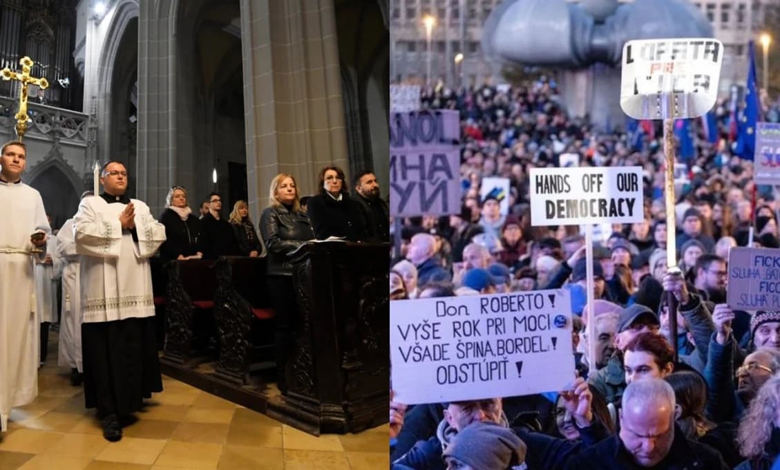 Na protest alebo do kostola? Vraj je to jedno!