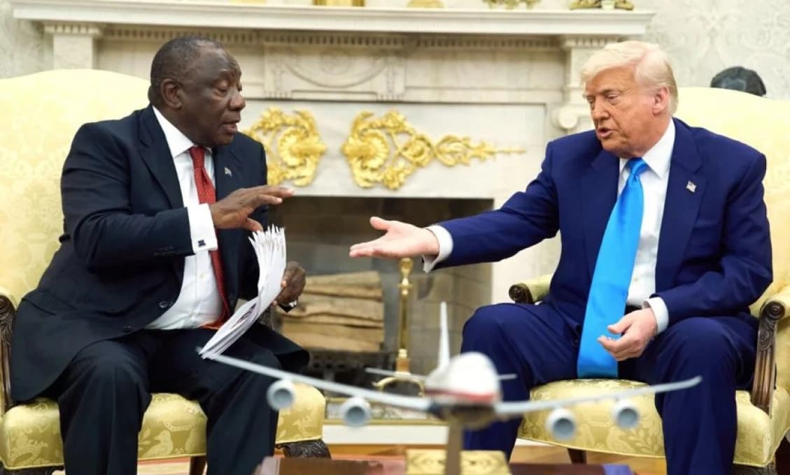 V Bielom dome lietali iskry. Trump tvrdo konfrontoval prezidenta JAR