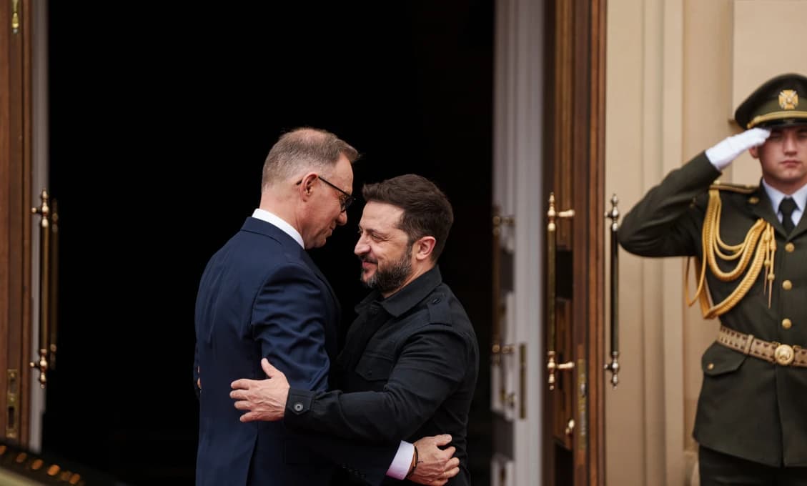 Zelenskyj udelil Dudovi najvyššie ukrajinské vyznamenanie Rad slobody