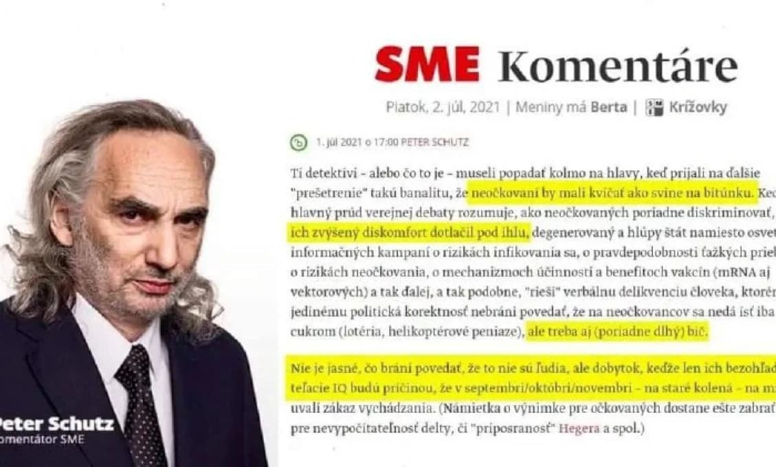 "Neočkovaní by mali kvičať ako svine na bitúnku" po 4 rokoch