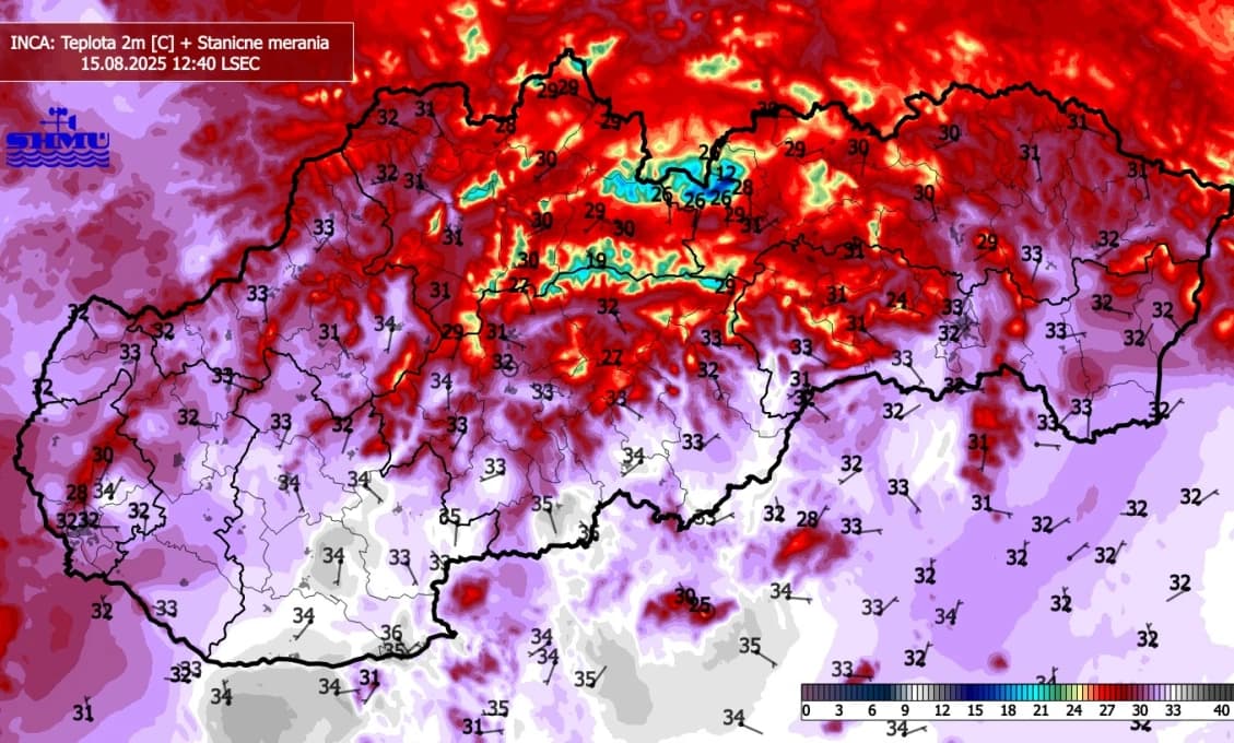 Slovensko sa zmenilo na horúcu pec! Padne teplotný rekord?