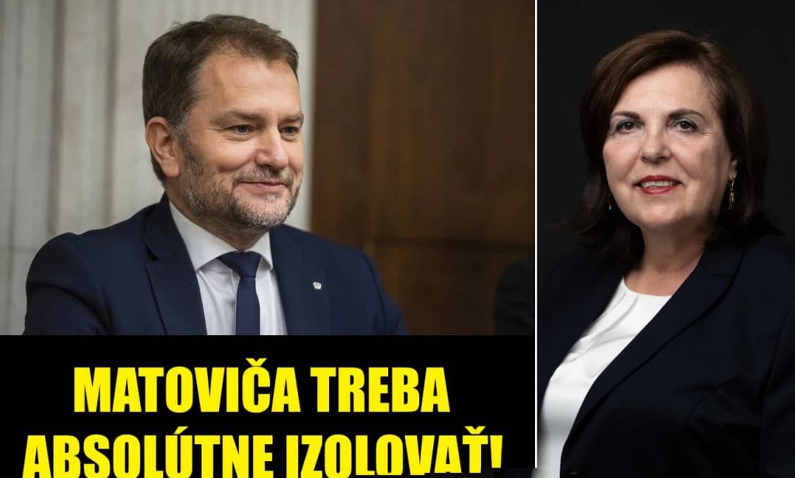 MATOVIČ PATRÍ DO IZOLÁCIE! - myslí si Dagmar Kramplová