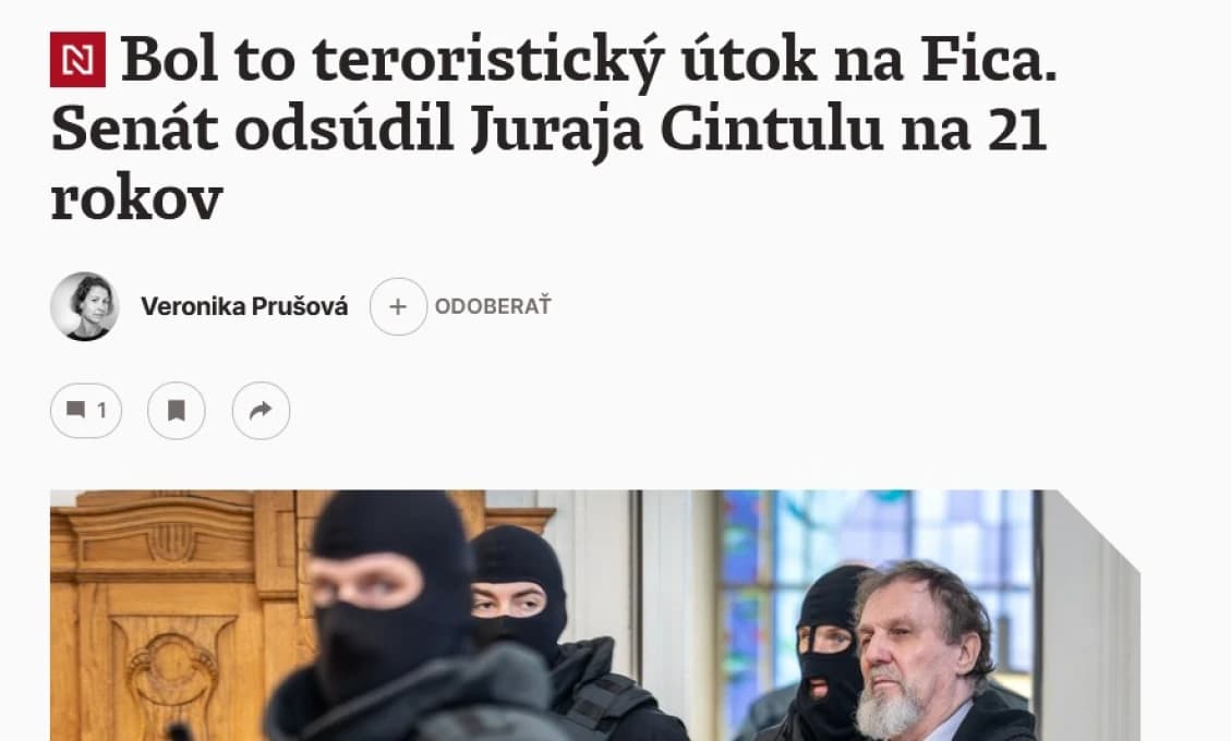 Vážení, nie teroristický útok na Fica, ale na premiéra!