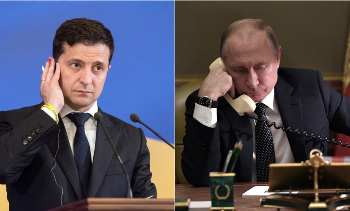 Zelenskyj vyzval Putina využiť svoj vplyv v Donbase na dodržiavanie prímeria
