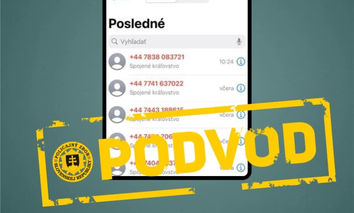 Zdvihnete a máte problém? Polícia varuje pred vlnou hovorov zo zahraničia