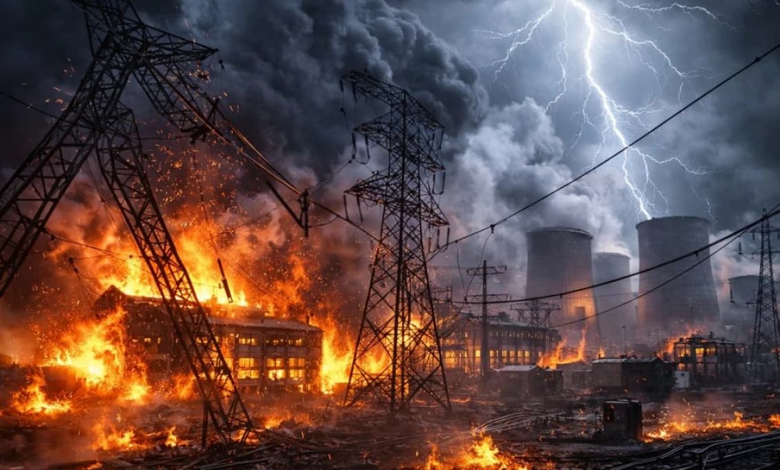 ENERGETICKÉ PEKLO NA UKRAJINE! Jadrové elektrárne odstavené, kľúčové rozvodne poškodené