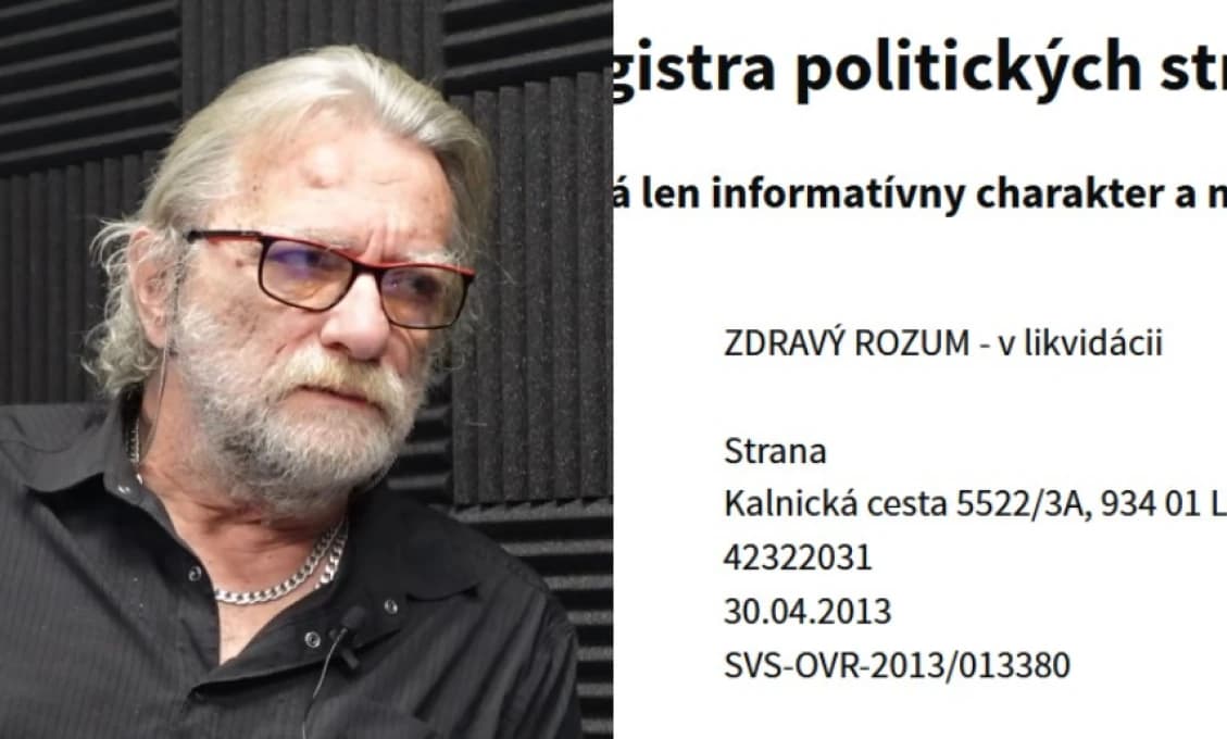 Strana Zdravý rozum je v likvidácii! Čo sa stalo?