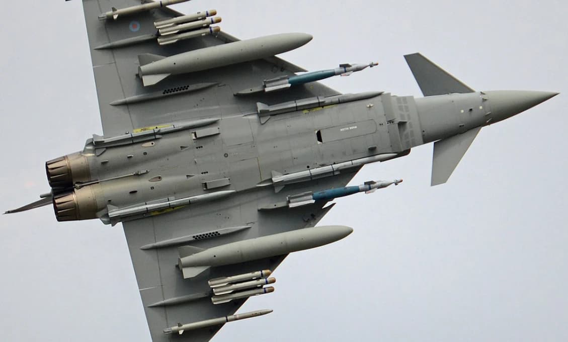 Britské lietadlo prvýkrát zostrelilo ruský dron nad ukrajinským územím