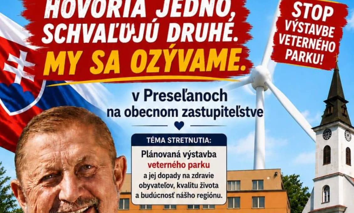 Zriaďovanie veterných parkov je v rozpore s našou ústavou, varuje exsudca JUDr. Harabin (VIDEO)