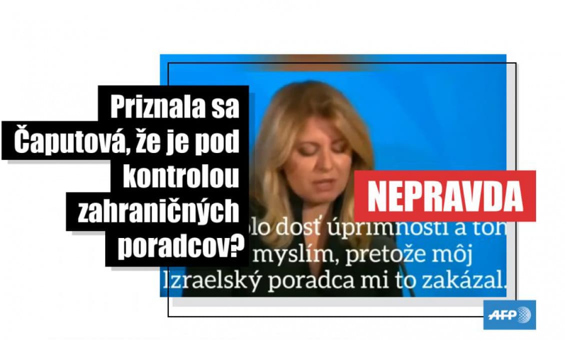 HOAX: Slovenské titulky k príhovoru Zuzany Čaputovej v OSN sú vymyslené