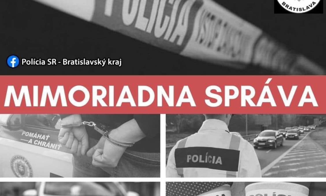 AKTUÁLNE: Polícia zasahuje voči ozbrojenému mužovi v centre Bratislavy (aktualizácia, video)