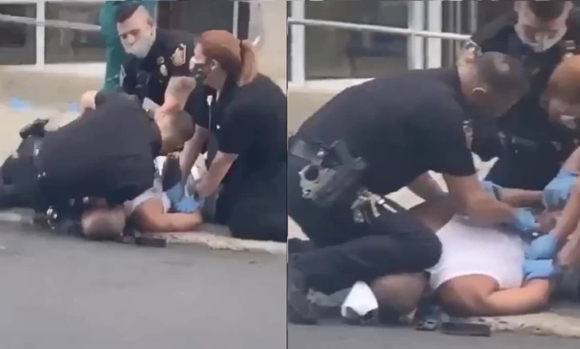 Policajt z Pennsylvánie vyvolal nové pobúrenie verejnosti, keď použil rovnaký škrtiaci chmat na iného Afroameričana (VIDEO)