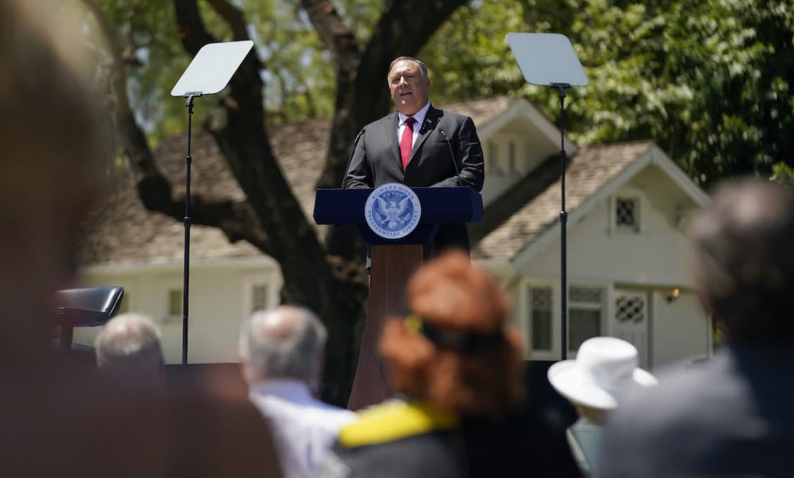 Pompeo označil politiku Číny za agresívnu