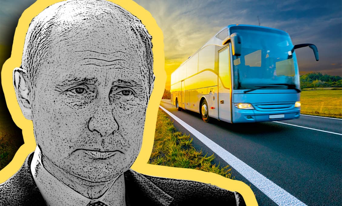 V Rusku budú premávať autobusy s citátmi Putina