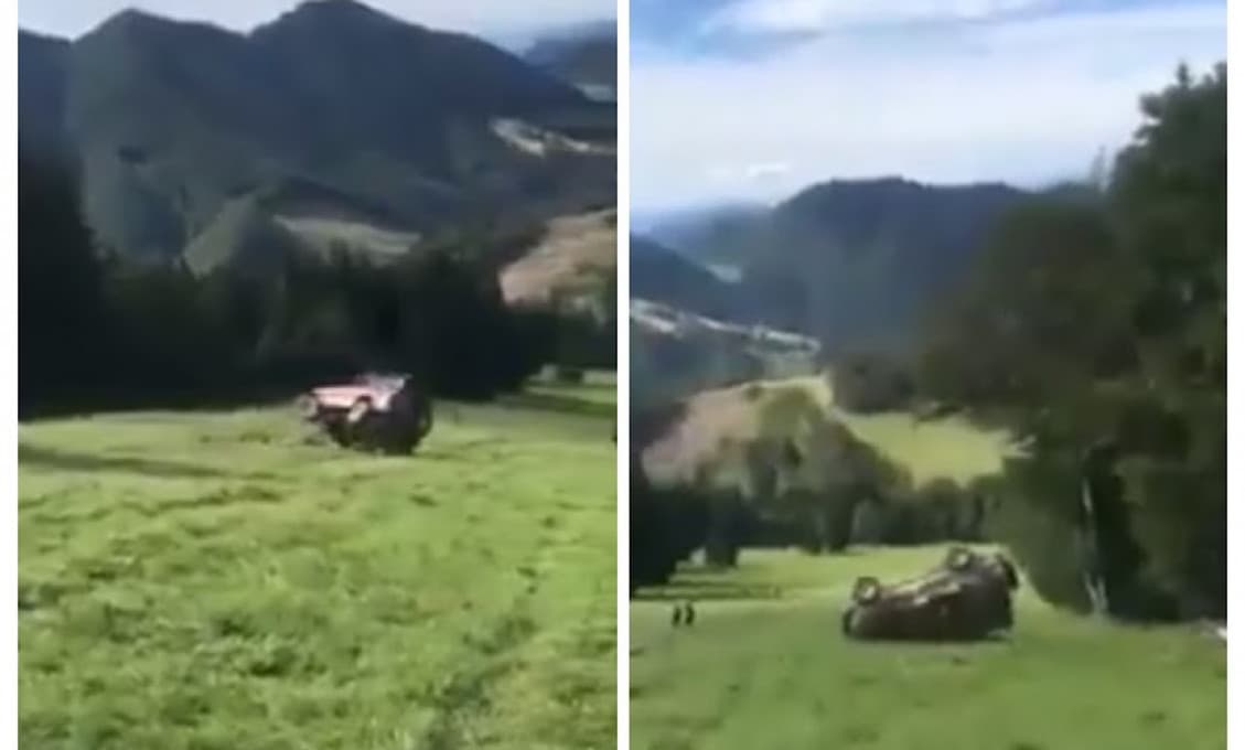 Hrozivá nehoda horských záchranárov (VIDEO)