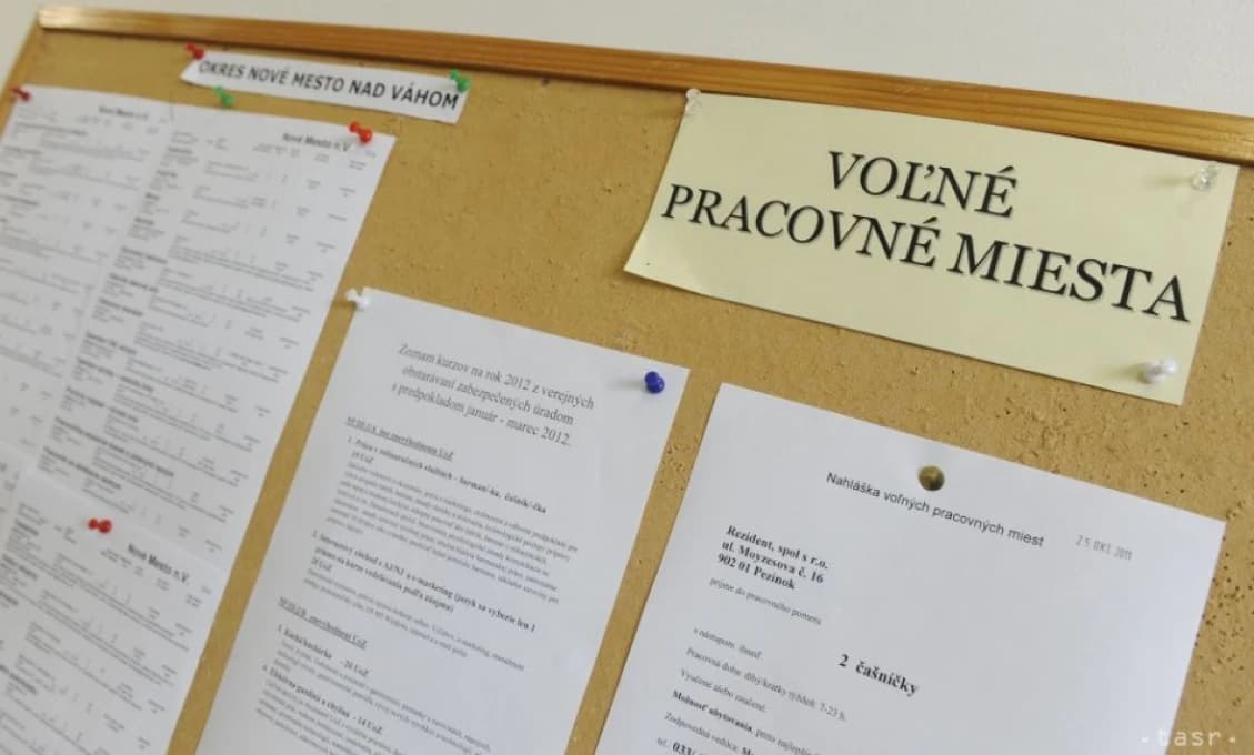 Miera voľných pracovných miest v SR klesla menej výrazne ako bol priemer EÚ