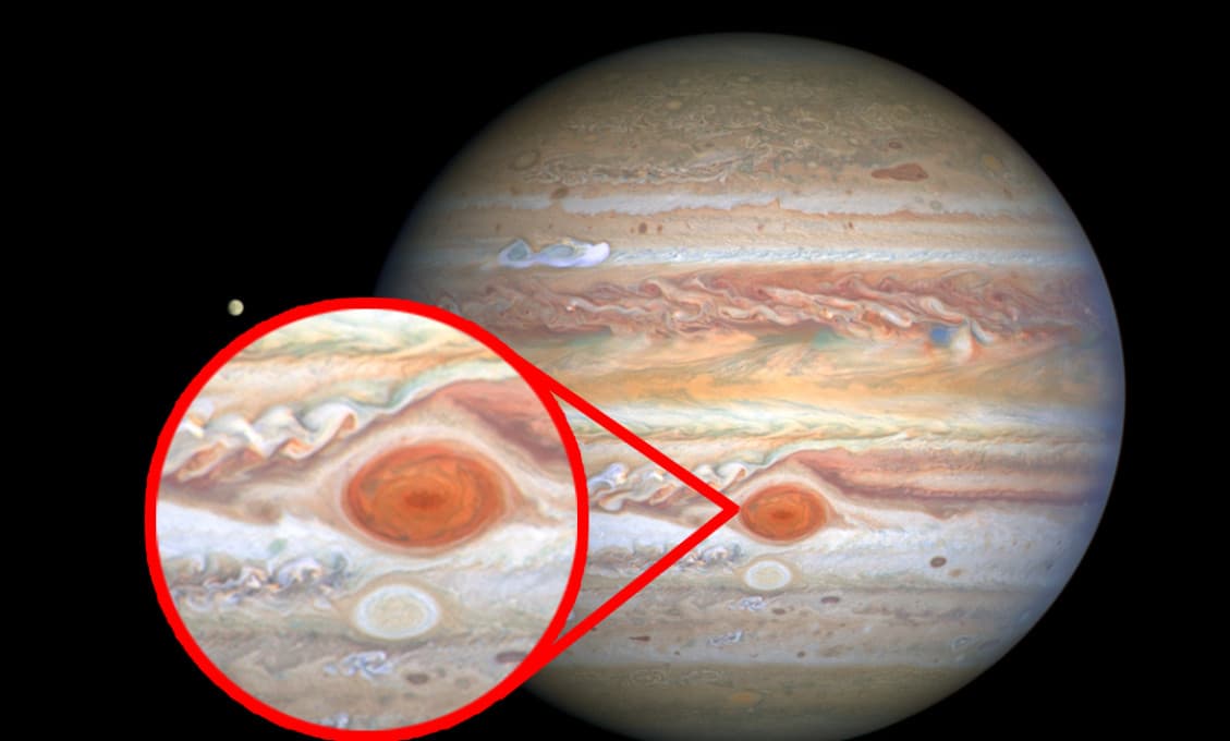 Hubblov vesmírny ďalekohľad odhalil na Jupiteri novú búrku (FOTO)