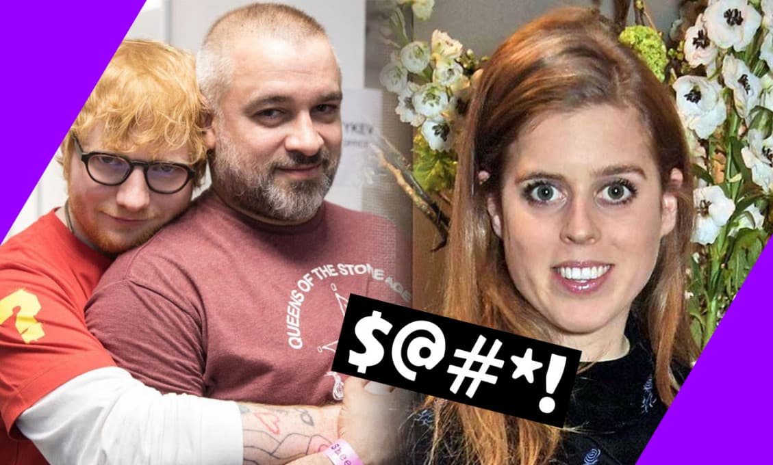 Princezná Beatrice zranila Sheerana mečom! Blbá hlupaňa, povedal...