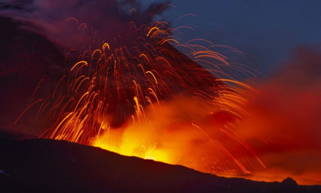 Talianska Etna znovu vybuchla
