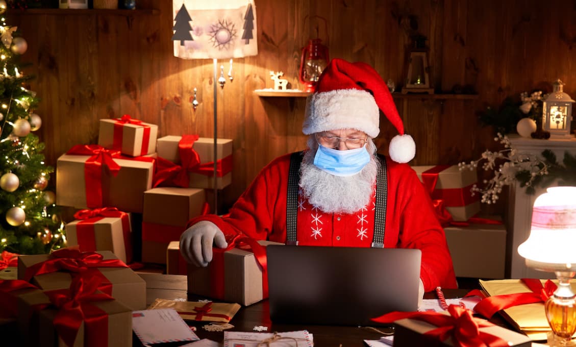 Keď aj Santa má home-office