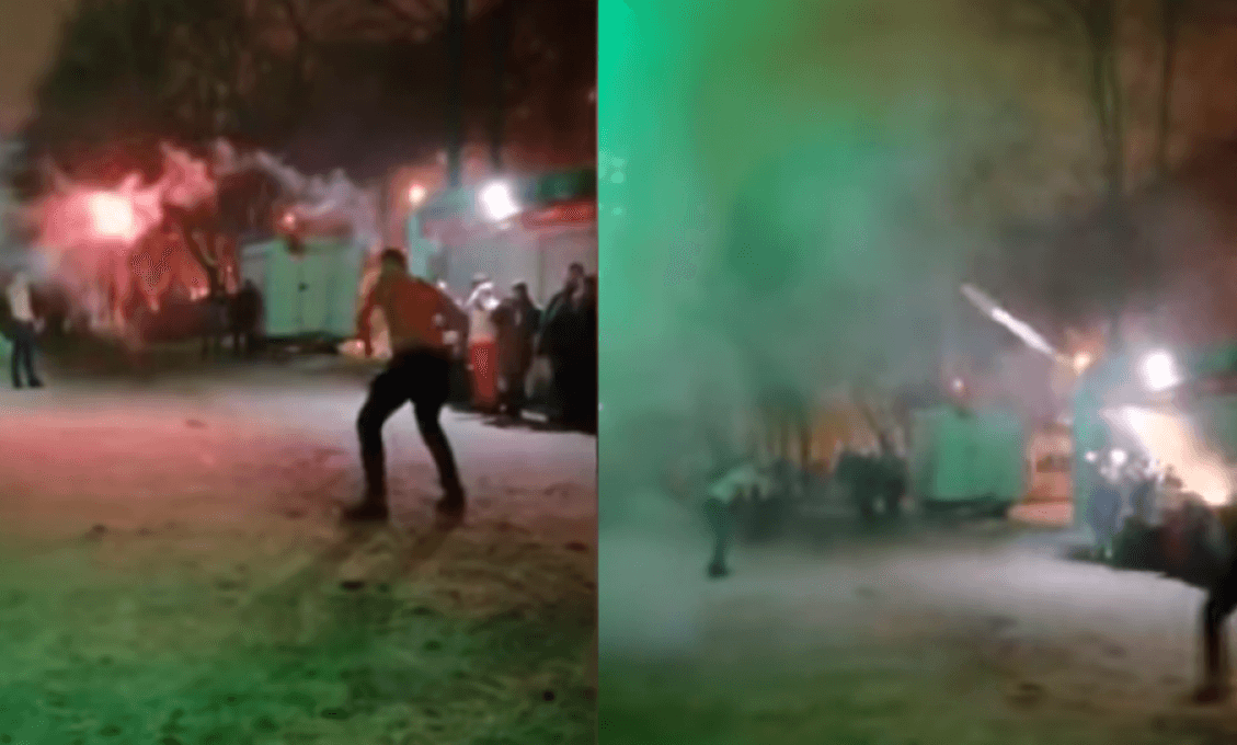 Dvaja Rusi pomocou ohňostroja vytvorili magický súboj z Harryho Pottera (VIDEO)