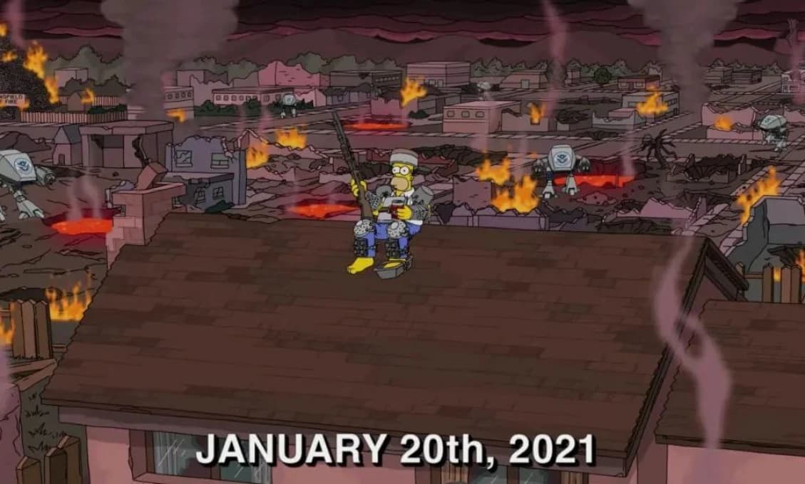 Čo predpovedali Simpsonovci na rok 2021? Nevyzerá to veru dobre