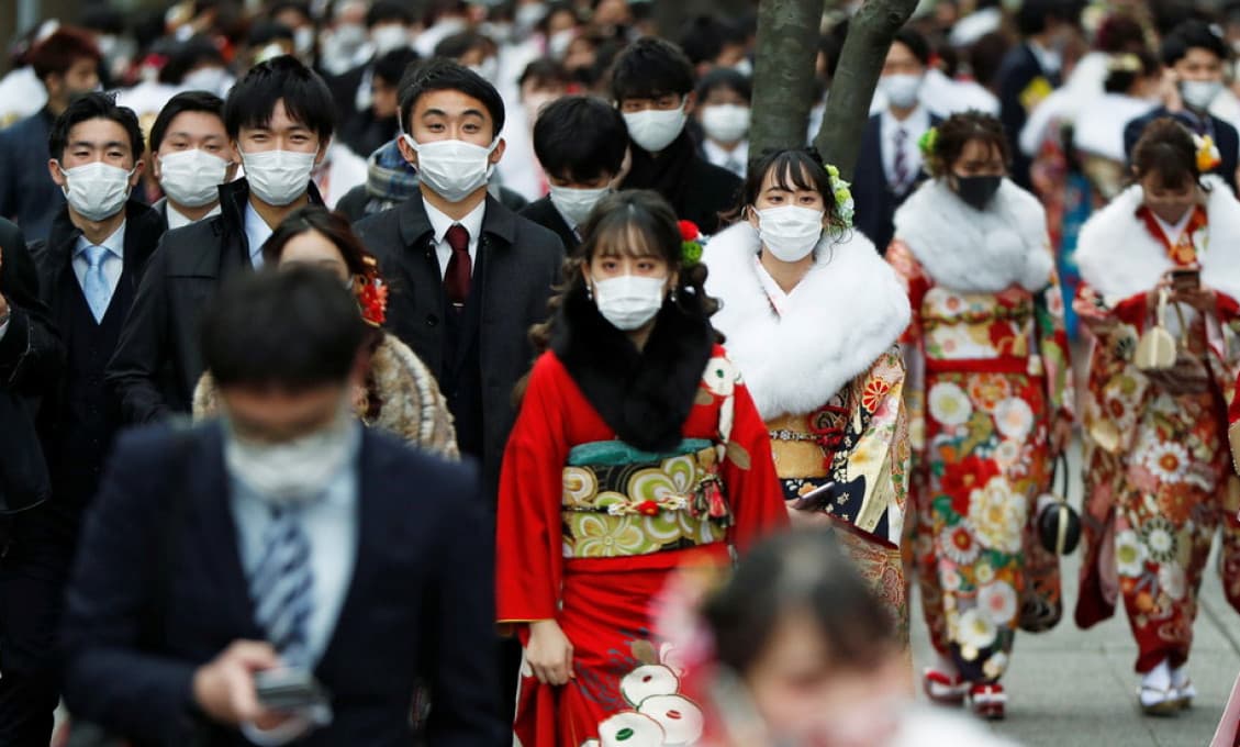 V Japonsku objavili nový variant Covidu, priletel z Brazílie