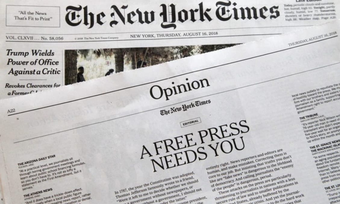 New York Times radia čitateľom aby nerozmýšľali. Myslenie je nebezpečné, proste nám verte