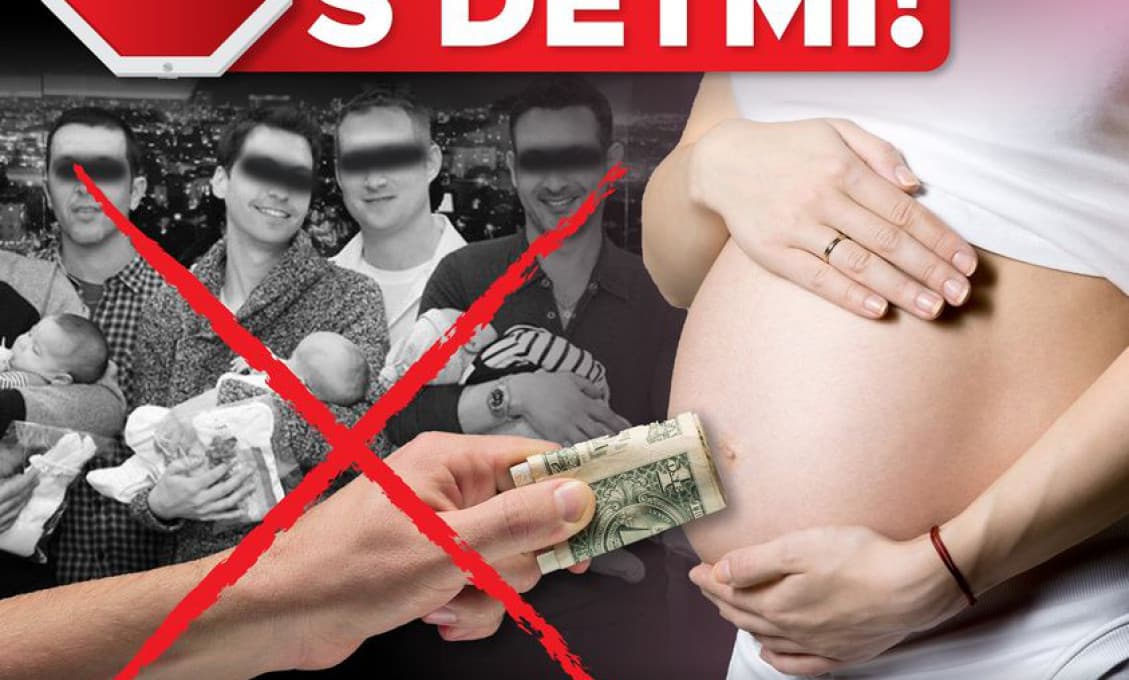Uhrík: Trh s deťmi pre homosexuálne páry sa organizuje aj v Bruseli. Dieťa stojí 90 - 150 tisíc dolárov