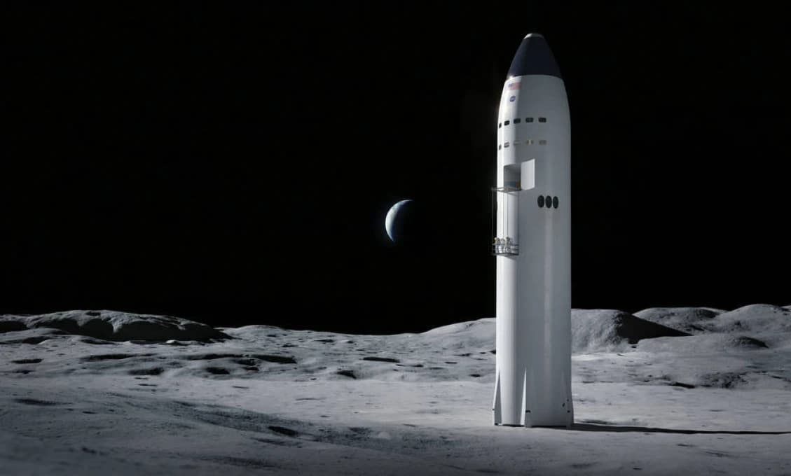 Spoločnosť SpaceX získala zmluvu s NASA na vývoj a výrobu lunárneho pristávacieho modulu Artemis