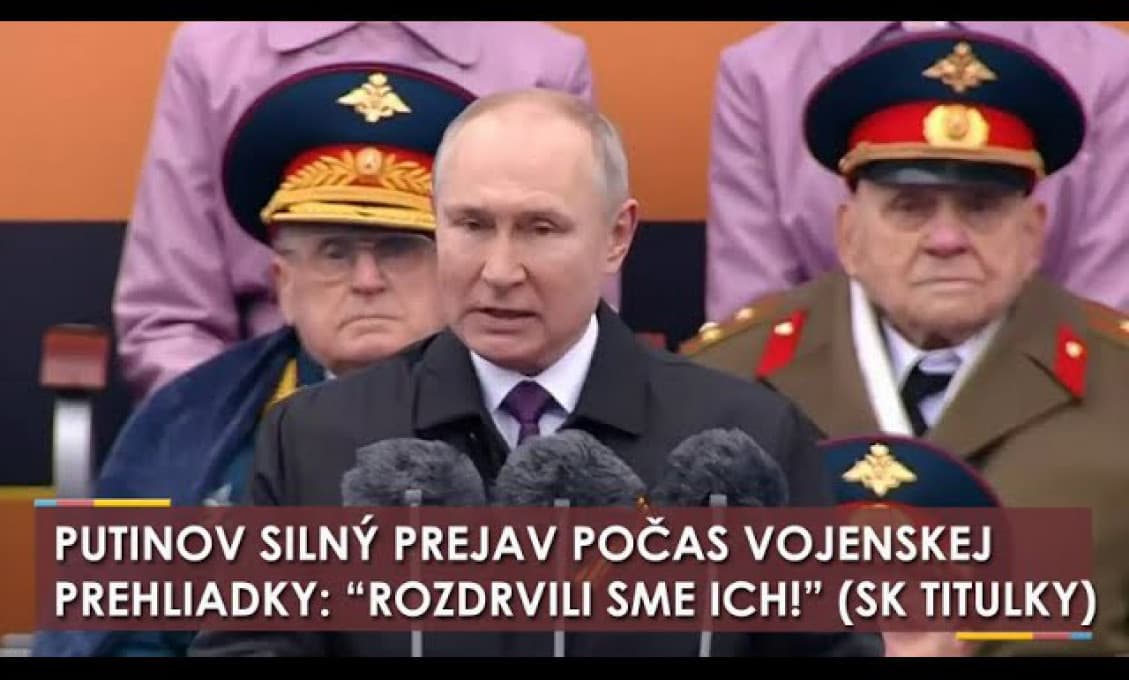 Vladimir Putin a jeho silný prejav v Deň víťazstva: Rozdrvili sme ich (VIDEO)