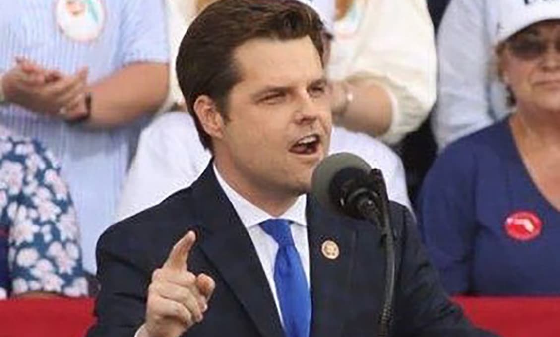 Škandalózny podporovateľ Trumpa a republikán Matt Gaetz vyzýva k ozbrojenej vzbure proti vláde!