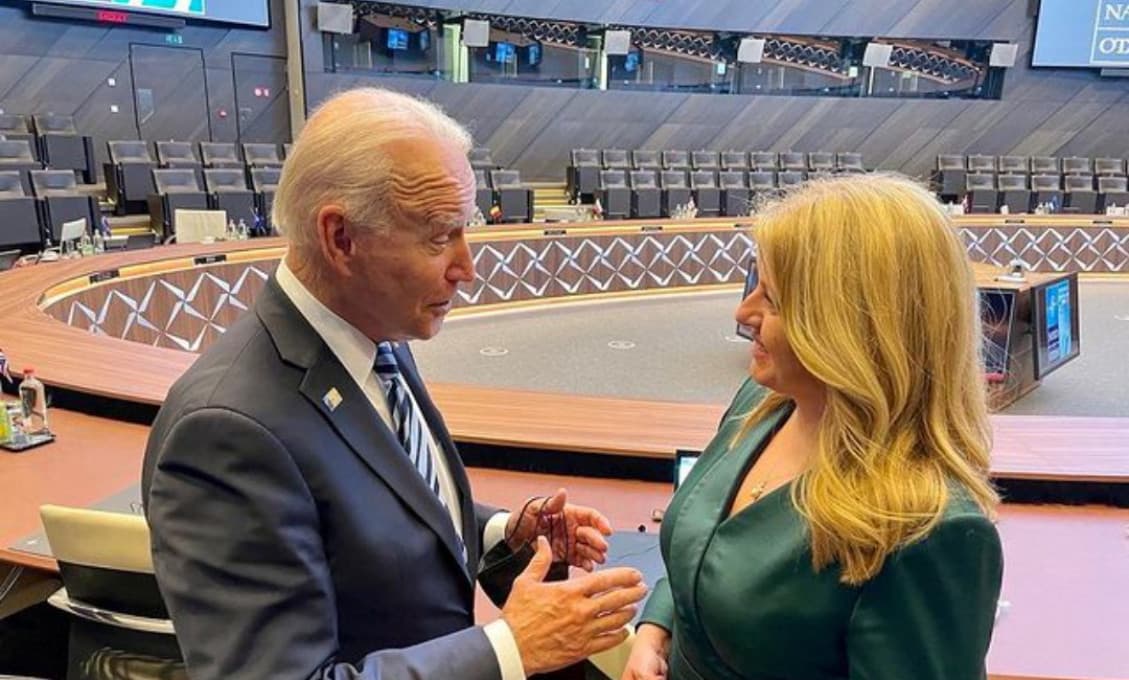 Čaputová s Bidenom prvýkrát osobne: Za toto americký prezident chváli Slovákov!