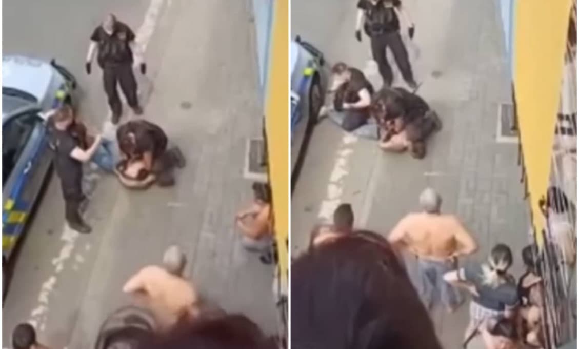 V Tepliciach zomrel Róm po tom, čo mu policajt kľačal na krku. Je porovnávanie s Floydom na mieste? (VIDEO)