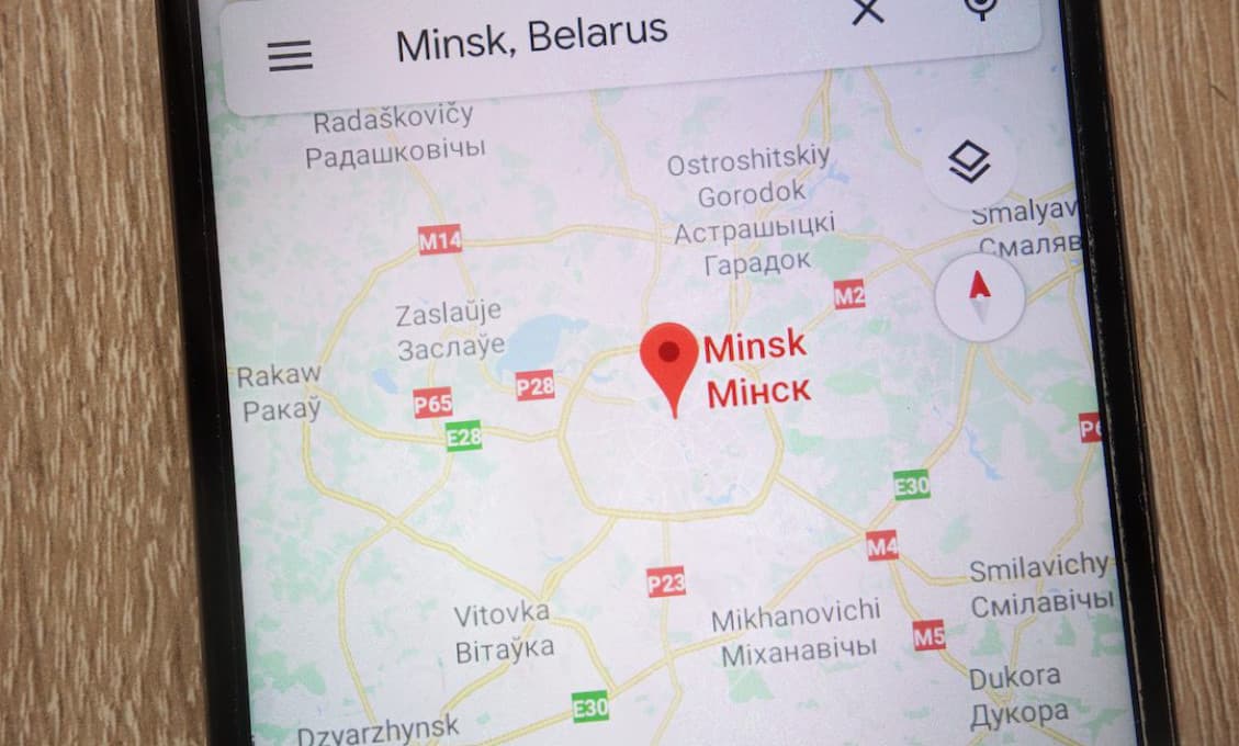 Lukašenkovu rezidenciu v Minsku na Google Maps označili ako "panstvo diktátora"