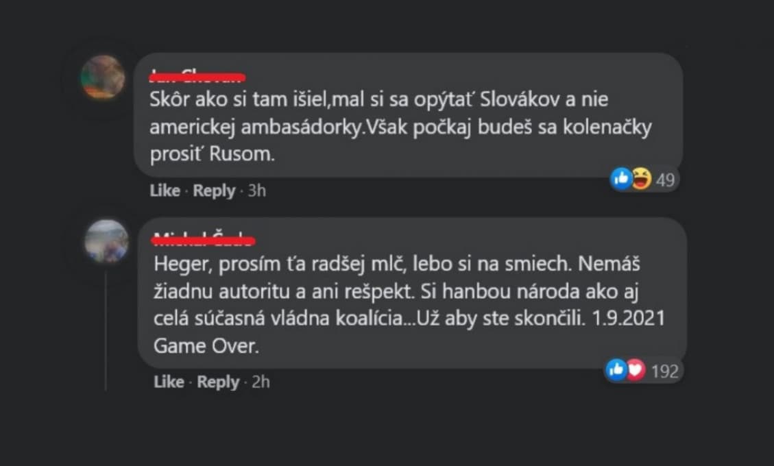 Ruský Krym neuznáme. Heger spustil lavínu reakcií