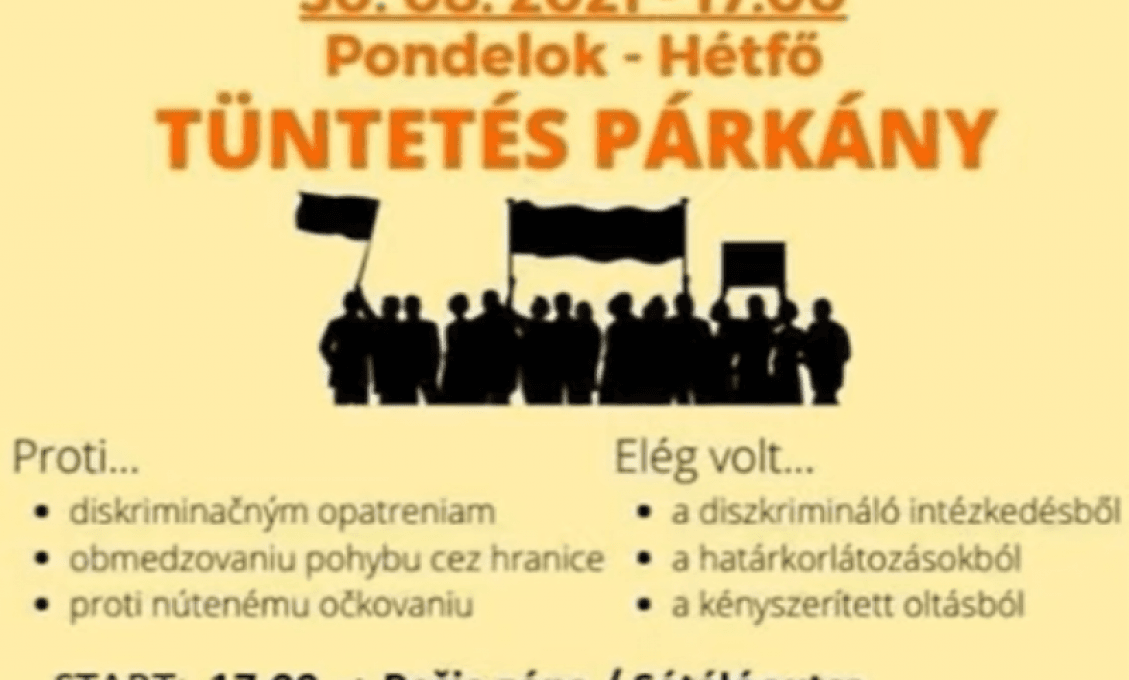 Slováci dnes budú protestovať v Štúrove. Pešou zónou sa bude ozývať hnev nespokojných ľudí (VIDEO)