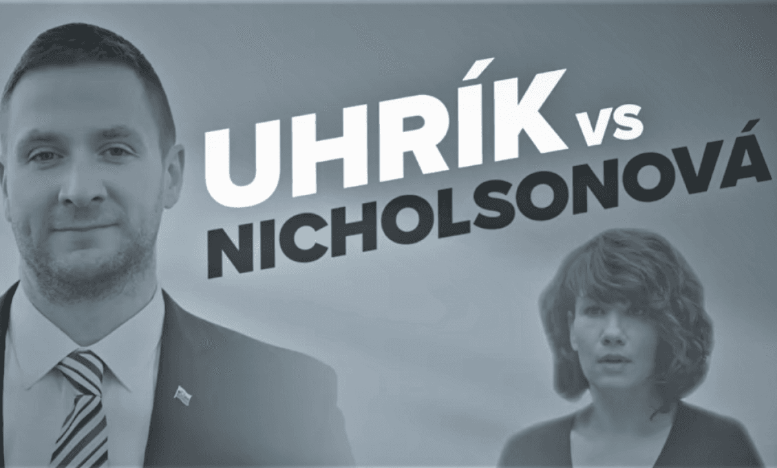 Neuveriteľné „príbehy“ Ďuriš Nicolsonovej vyvracia Uhrík a tvrdí, že nič z toho nie je pravda (VIDEO)