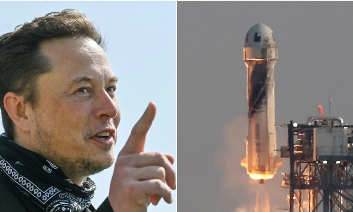 Musk sa vysmieva Bezosovi: Tá tvoja raketa by mohla mať iný tvar