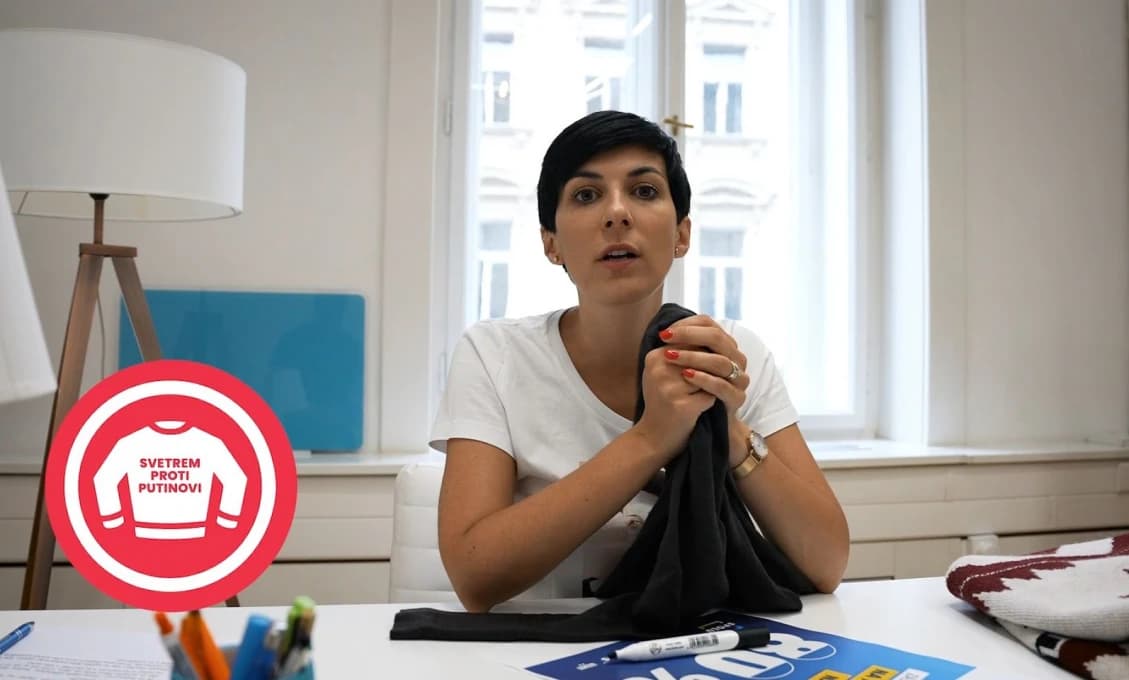 Nie je to vtip! Nová výzva: Svetrom proti Putinovi!