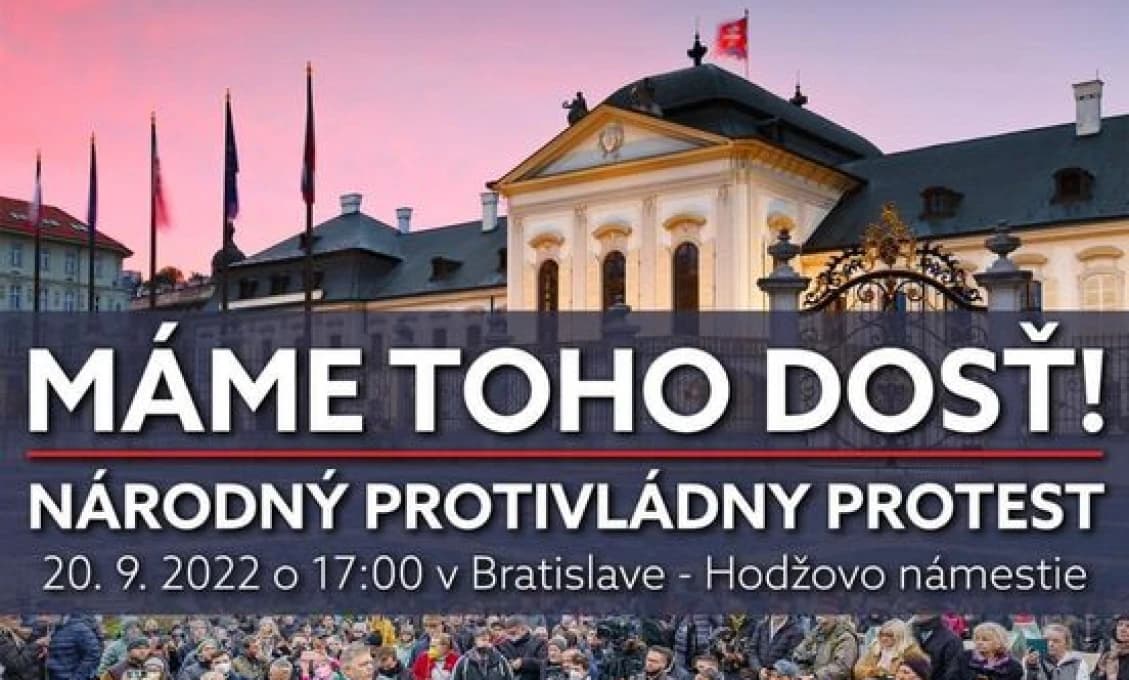 Sledujte s nami protivládnu demonštráciu v Bratislave