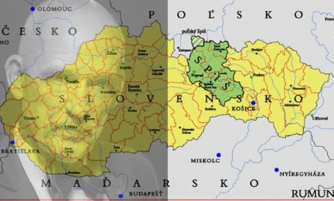 Blázon zo severu - "Spišské hrady a povodie Popradu sú Poľské"