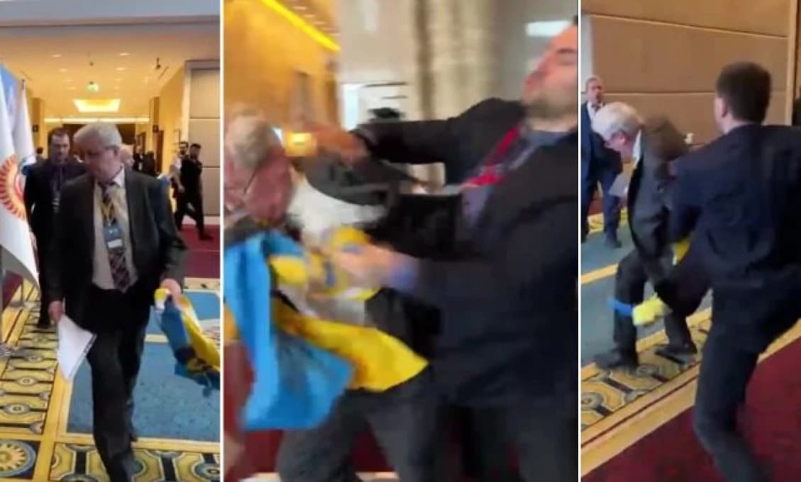 BITKA na ekonomickom samite: Ukrajinec sa pustil do Rusa (VIDEO)