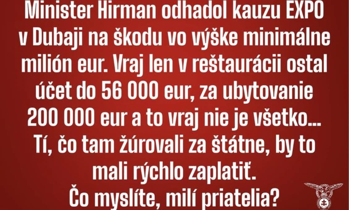 Sulíkove Dubajské žúrky s chľastom a (nielen) Dankova otázka
