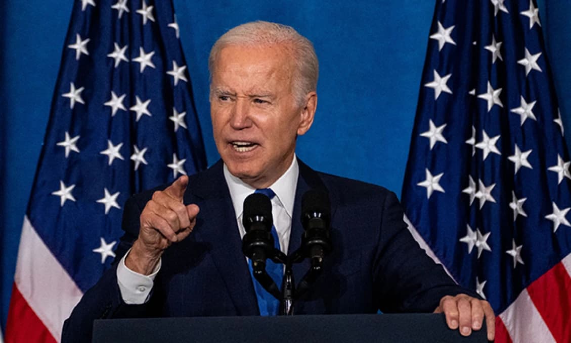 Amerika, náš vzor - Biden novinárovi: "Drž hubu"