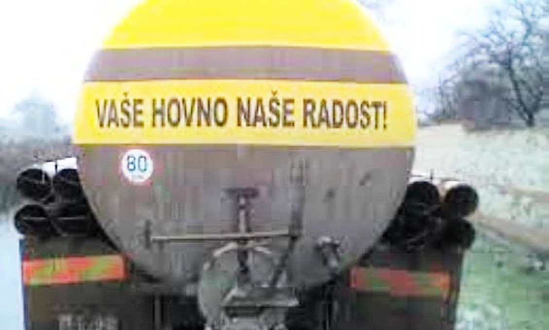 Žumpa je proti nim destilovaná voda