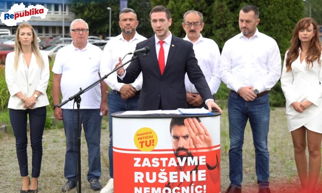 Slovensko potrebuje nemocnice a nie nakupovať zbrane pre Zelenského