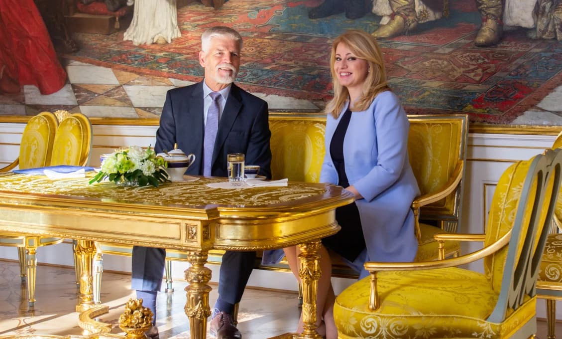 Čaputová s Rizmanom v Prahe. Včera telefonovala so Zelenským, dnes je u Pavla (GALÉRIA)