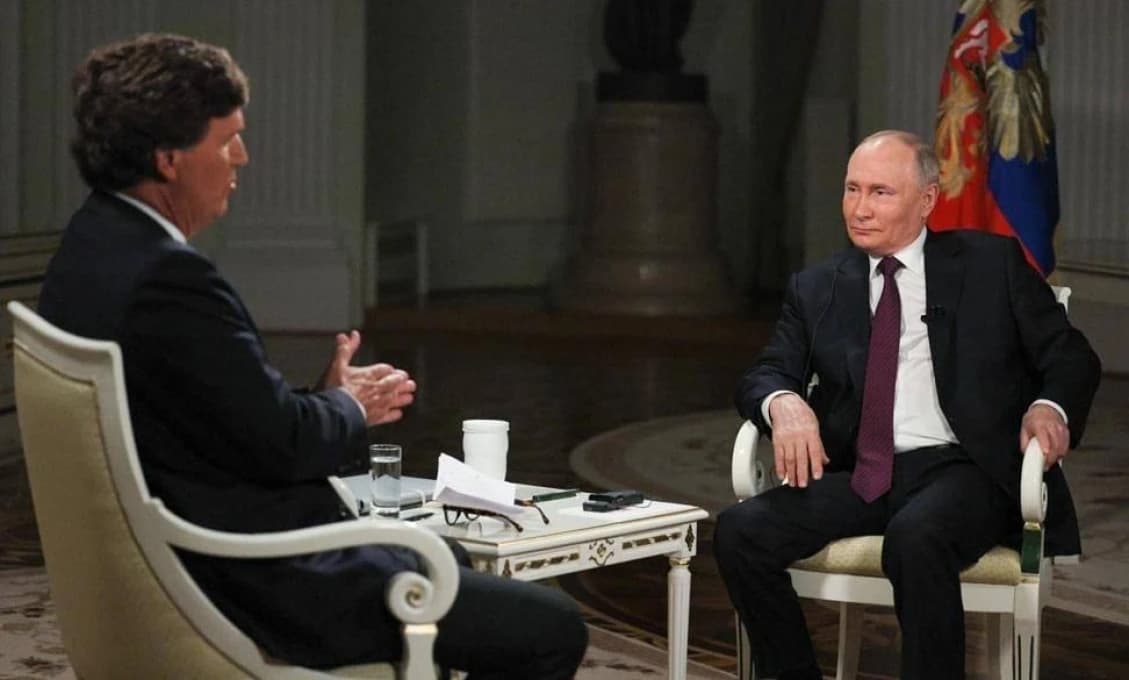 Putin Tuckerovi Carlsonovi: VOJNA NA UKRAJINE MÔŽE SKONČIŤ O NIEKOĽKO TÝŽDŇOV!