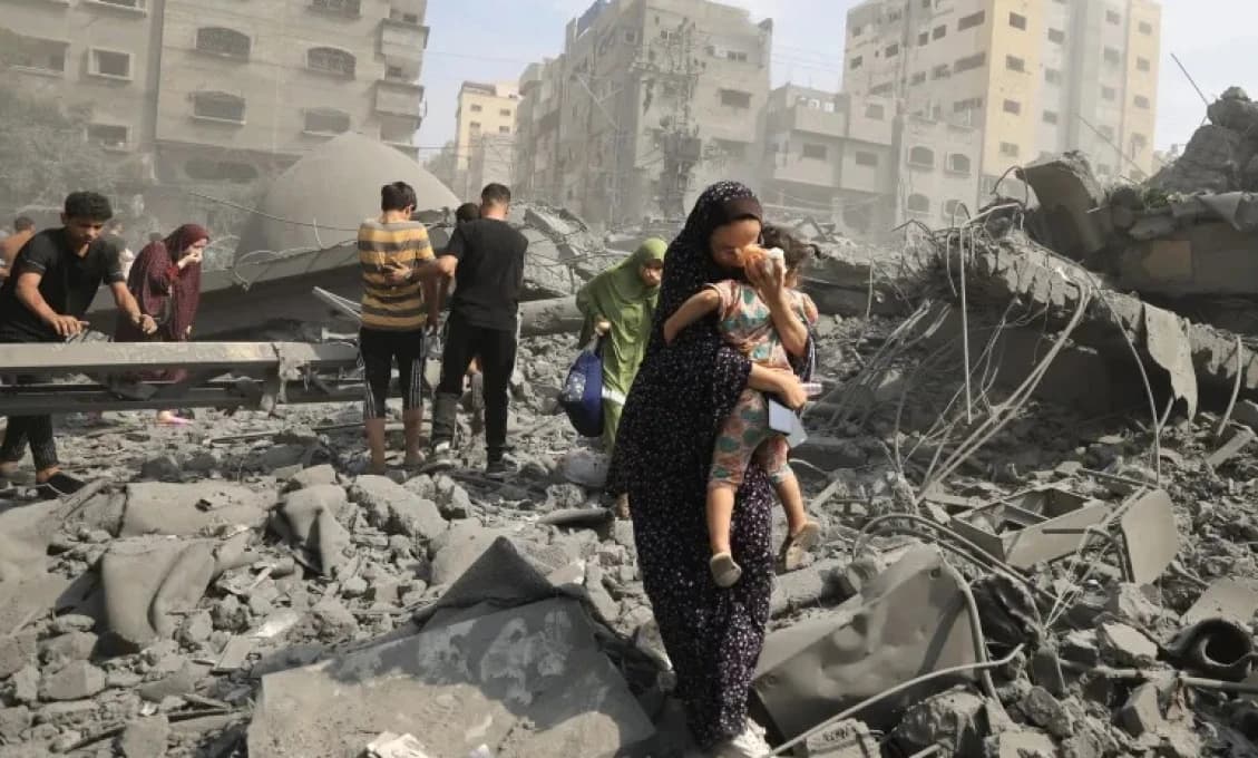 Gaza je peklom na Zemi, no OSN sa zmôže iba na protiruské sankcie (VIDEO)